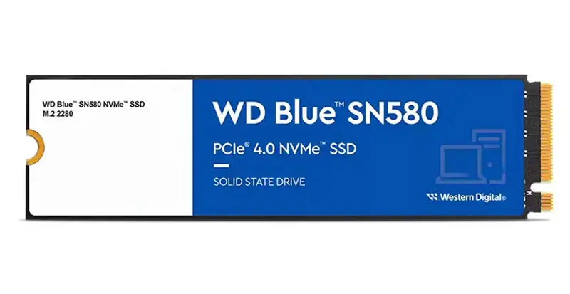 内蔵型SSD WD Blue SN580 NVMe M.2 SSD 500GB WD Blue SN580 500GB NVMe SSD - High-Performance Storage Solution